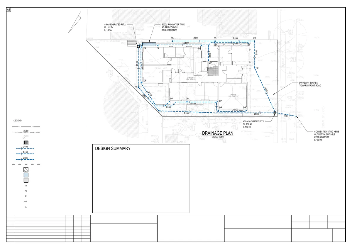 Sheet 1 of New Dwelling House, NSW